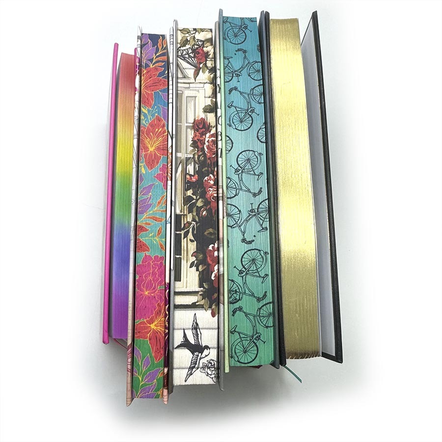 High Quality Printing Hardcover Novel Books Custom Sprayed Edge Books Gold Stamping Hardcover Book