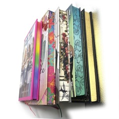 High Quality Printing Hardcover Novel Books Custom Sprayed Edge Books Gold Stamping Hardcover Book