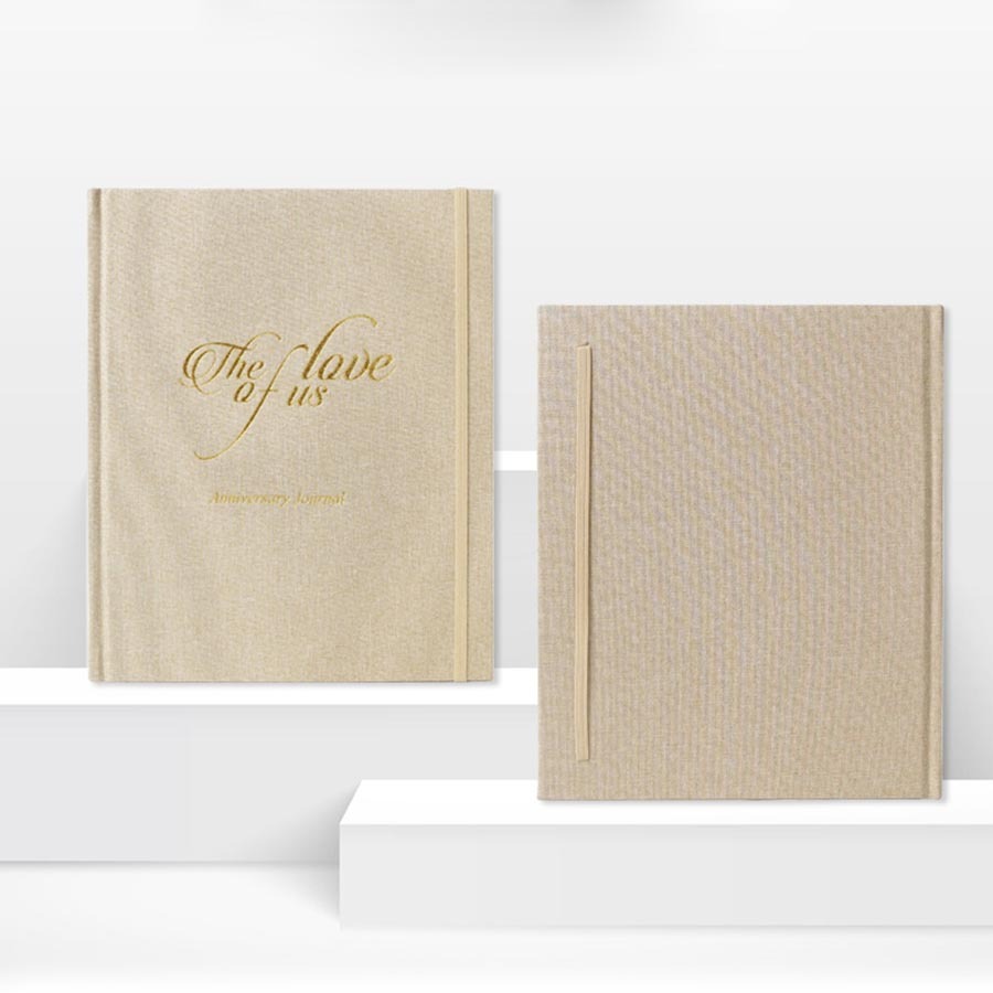 Carnet de notes personnalisable, imprimé en couleur, couverture rigide, agenda de mariage