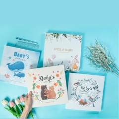Carnet de notes personnalisé avec impression, reliure spirale et dorure à chaud, nouveau design pour bébé