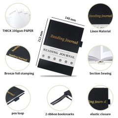 China Notebook Printing Factory Customizable Journal Agenda Diary Planner Hardcover Notebook Reading Journal for School