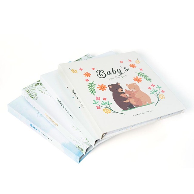 Carnet de notes personnalisé avec impression, reliure spirale et dorure à chaud, nouveau design pour bébé