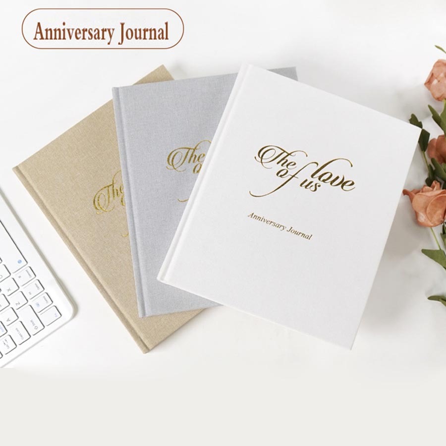Carnet de notes personnalisable, imprimé en couleur, couverture rigide, agenda de mariage