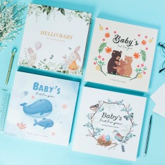 Carnet de notes personnalisé avec impression, reliure spirale et dorure à chaud, nouveau design pour bébé