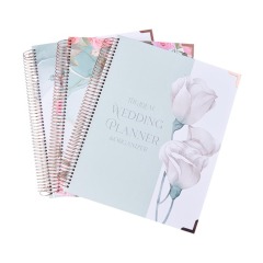 Custom Notebook Printing Agenda Spiral A5 Journal Planner New Design Wedding Planner