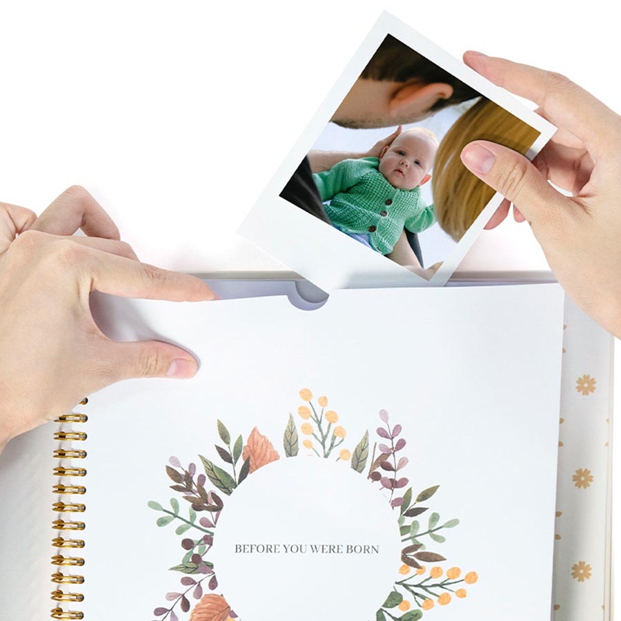 Carnet de notes personnalisé avec impression, reliure spirale et dorure à chaud, nouveau design pour bébé