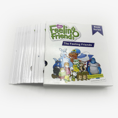 Book Printing Services Cheap Custom Kid Story Books Printed Coloring Softcover Children Book with Case