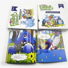 Book Printing Services Cheap Custom Kid Story Books Printed Coloring Softcover Children Book with Case