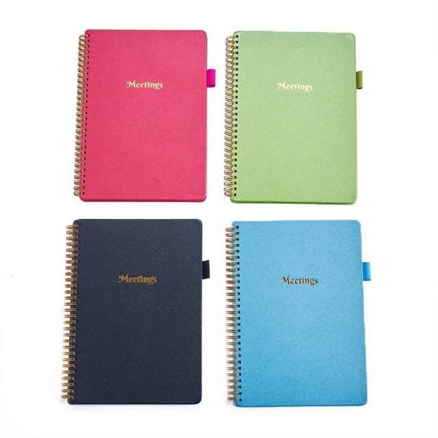 Carnet de notes personnalisable, impression de carnets à spirale, couverture souple, agenda imprimé, journal de réunion
