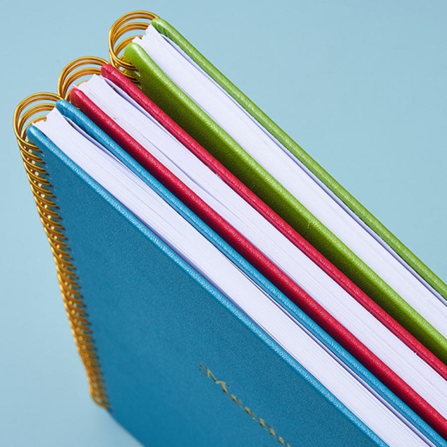 Carnet de notes personnalisable, impression de carnets à spirale, couverture souple, agenda imprimé, journal de réunion