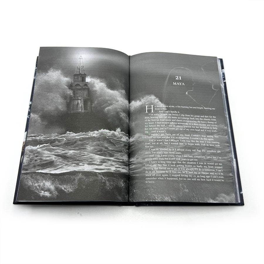 Book Printing Manufacturer Custom Full Color Novel Books Printed Hardcover Sprayed Edge Book Printing