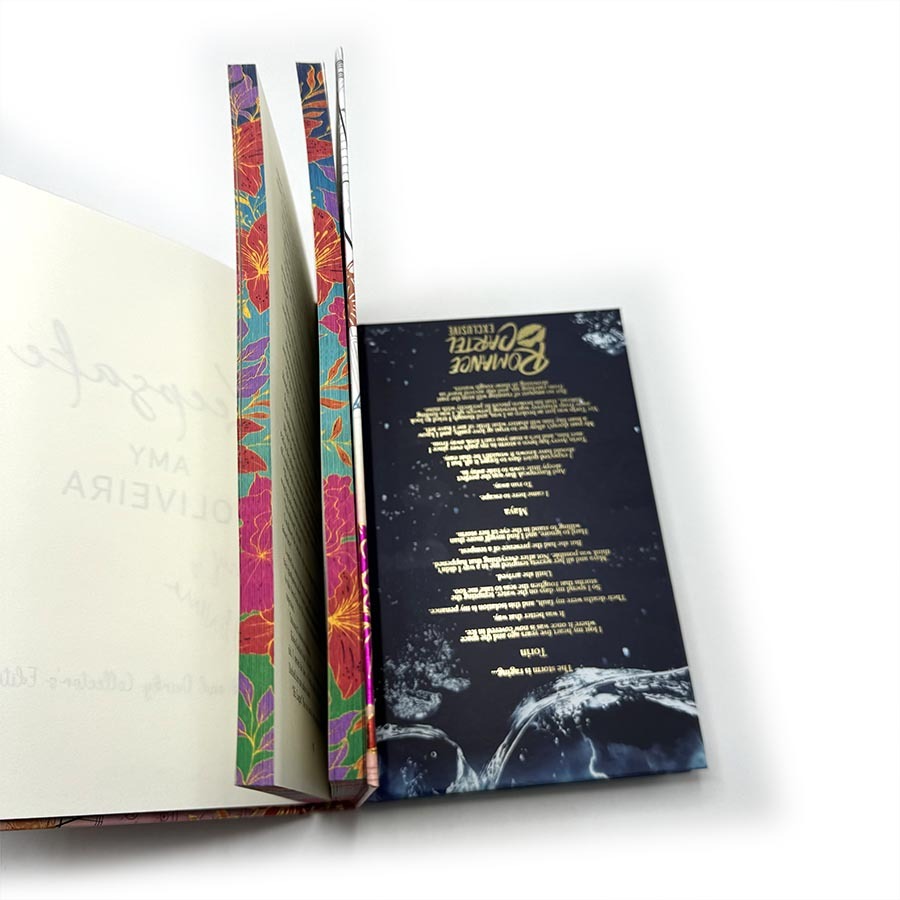 Full Color Printing Hardcover Novel Books Custom Printed Business Sprayed Edge Book