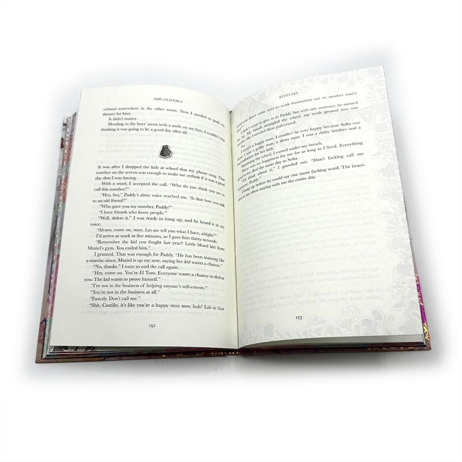 Full Color Printing Hardcover Novel Books Custom Printed Business Sprayed Edge Book