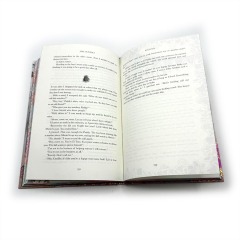 Full Color Printing Hardcover Novel Books Custom Printed Business Sprayed Edge Book