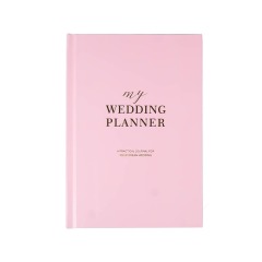 Carnets de planification personnalisables, impression, reliure parfaite, couverture rigide, agenda, planificateur de mariage quotidien