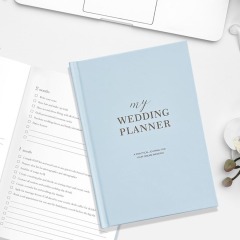 Carnets de planification personnalisables, impression, reliure parfaite, couverture rigide, agenda, planificateur de mariage quotidien
