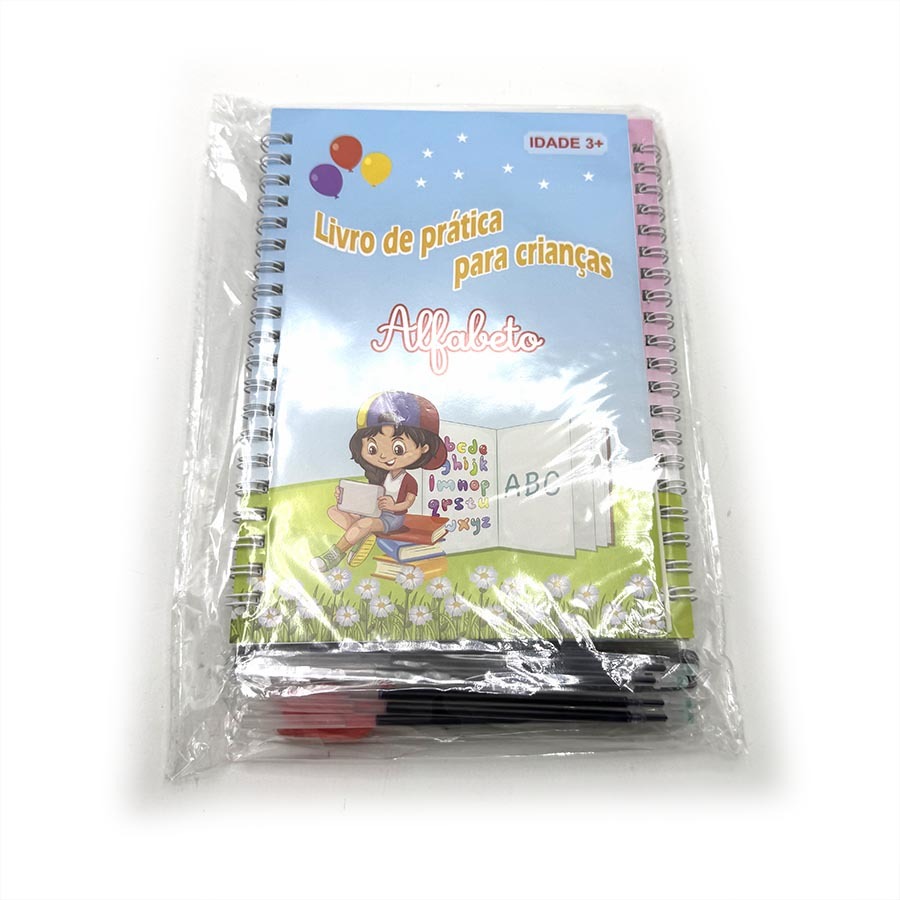 Wholesale Portuguese Books Printing Educational Learning Practice Books Magic Copybook for Children