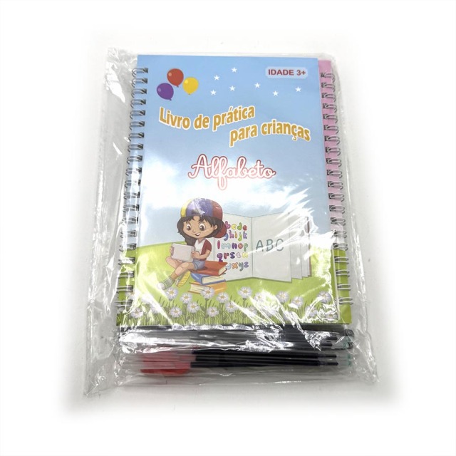 Wholesale Portuguese Books Printing Educational Learning Practice Books Magic Copybook for Children