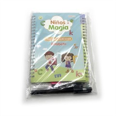 A5 Spiral Books Custom Printing Full Color Printed Practice Magic Copybook for Kids