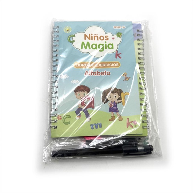 A5 Spiral Books Custom Printing Full Color Printed Practice Magic Copybook for Kids