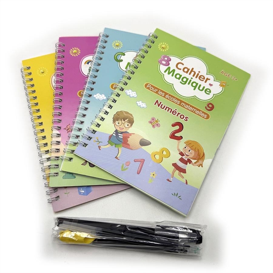 Impression de livres français à bas prix pour enfants, cahiers d'exercices éducatifs, coloriages personnalisés, cahier magique