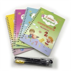 Impression de livres français à bas prix pour enfants, cahiers d'exercices éducatifs, coloriages personnalisés, cahier magique
