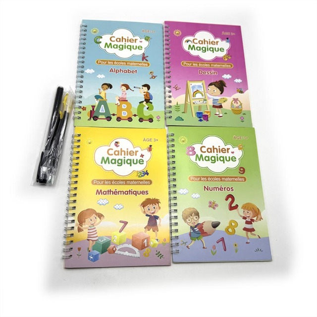 Impression de livres français à bas prix pour enfants, cahiers d'exercices éducatifs, coloriages personnalisés, cahier magique