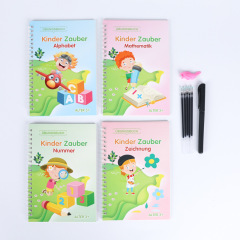 Livres éducatifs personnalisés, reliure spirale, cahiers d'exercices magiques pour enfants, livres en allemand