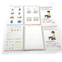 Impression de livres français à bas prix pour enfants, cahiers d'exercices éducatifs, coloriages personnalisés, cahier magique