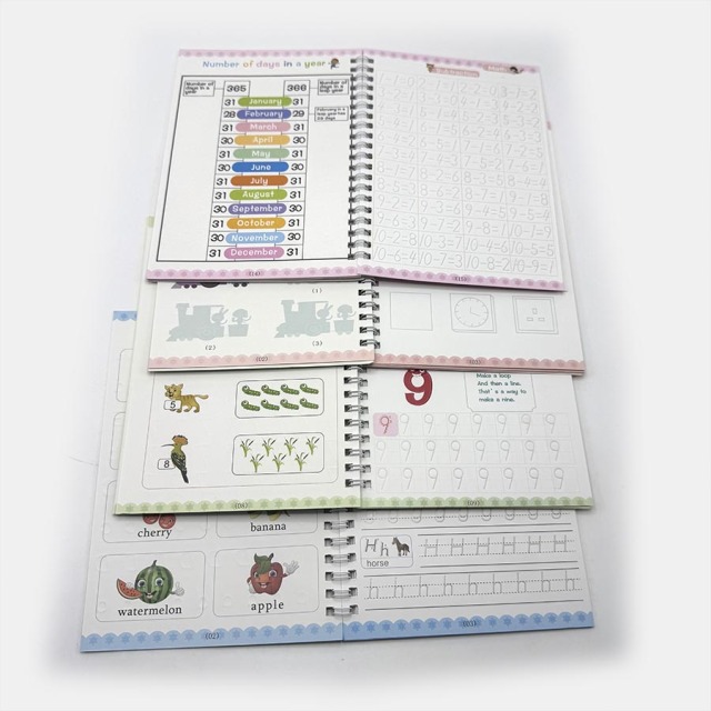 Impression de cahiers à spirale A5 à petit prix, cahiers d'exercices d'écriture personnalisés pour l'école, cahier magique éducatif
