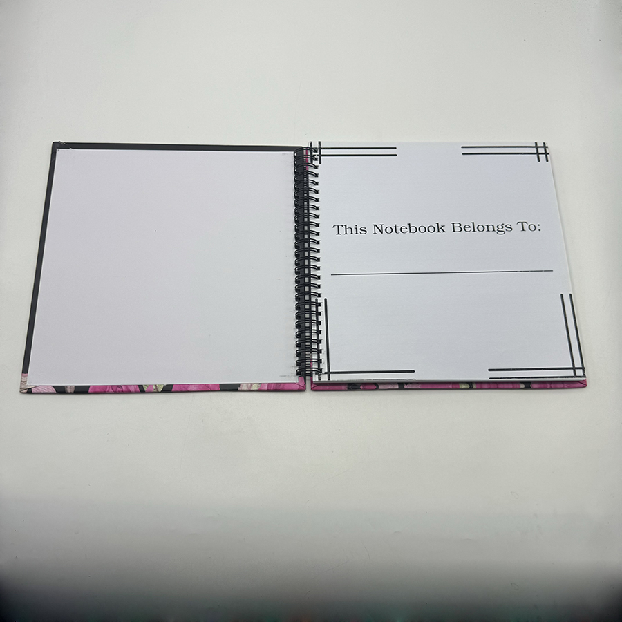 Carnets de notes imprimés de haute qualité, personnalisés en couleur, format A4, A5 et A6, à spirale