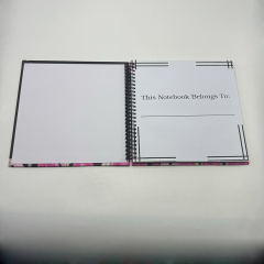 Carnets de notes imprimés de haute qualité, personnalisés en couleur, format A4, A5 et A6, à spirale