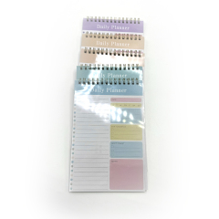 Custom Notebook Printing PVC Cover Spiral Binding Softcover Notepad Notebooks