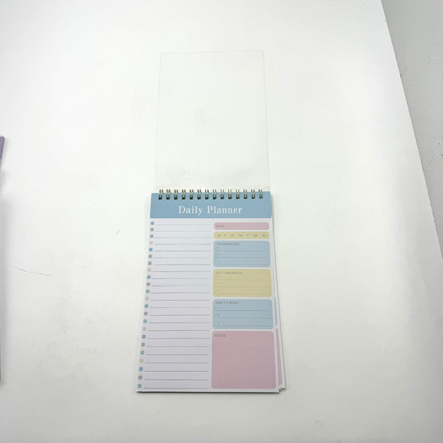 Custom Notebook Printing PVC Cover Spiral Binding Softcover Notepad Notebooks