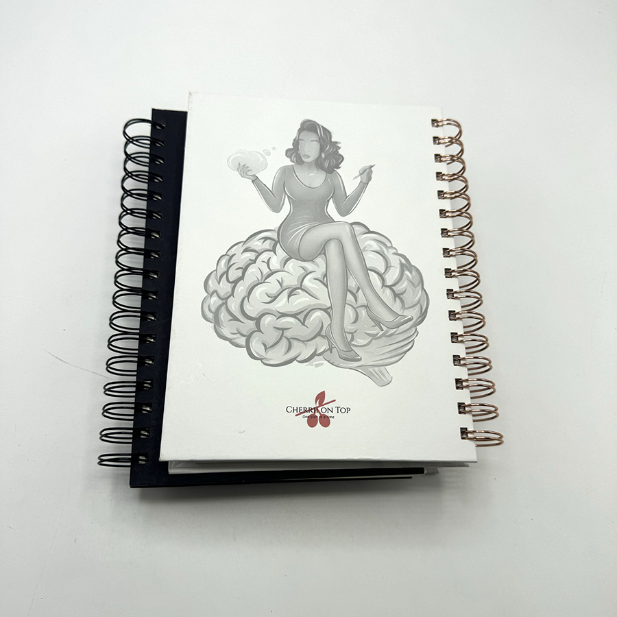 Carnet de notes, agenda, carnet à spirale A5, couverture rigide, impression personnalisée