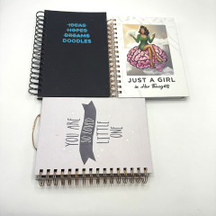 Carnet de notes, agenda, carnet à spirale A5, couverture rigide, impression personnalisée