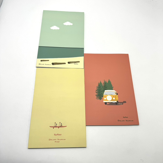 Carnets de notes professionnels personnalisés, impression, reliure parfaite, couverture souple
