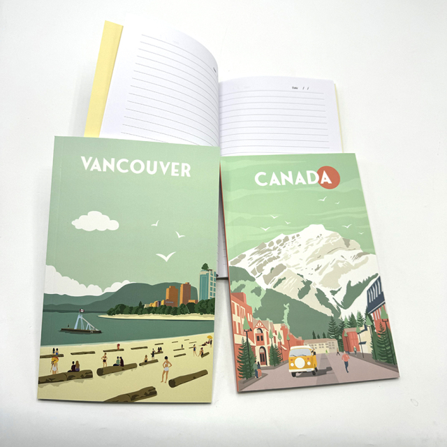 Carnets de notes professionnels personnalisés, impression, reliure parfaite, couverture souple