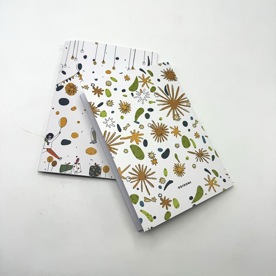 Carnets à couverture souple, reliure à agrafes, personnalisables