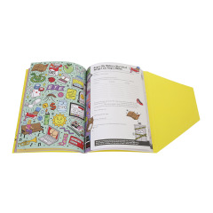 Livre broché à couverture souple, impression personnalisée à la demande, livre de coloriage