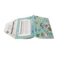 Livre broché à couverture souple, impression personnalisée à la demande, livre de coloriage