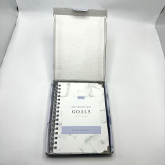 Carnet à spirale A5 professionnel, impression personnalisée, agenda, carnet à couverture rigide avec compartiments