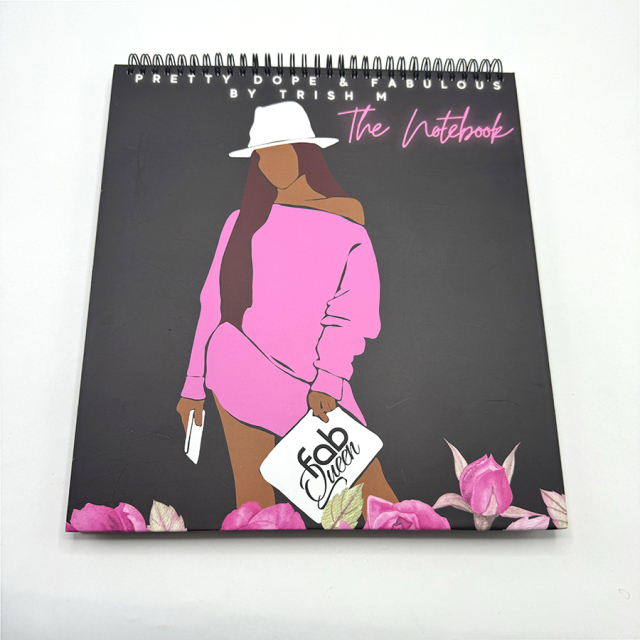 Carnet personnalisable A4, A5, B5, impression couleur, agenda à spirale
