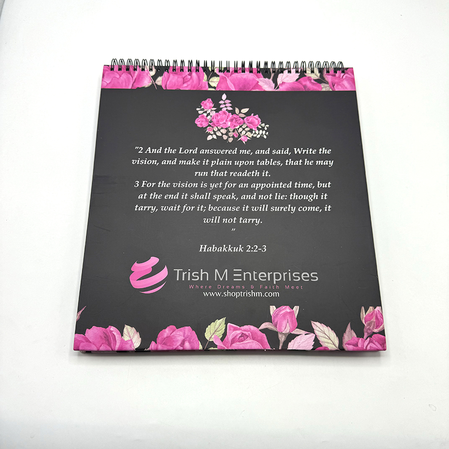 Carnet personnalisable A4, A5, B5, impression couleur, agenda à spirale