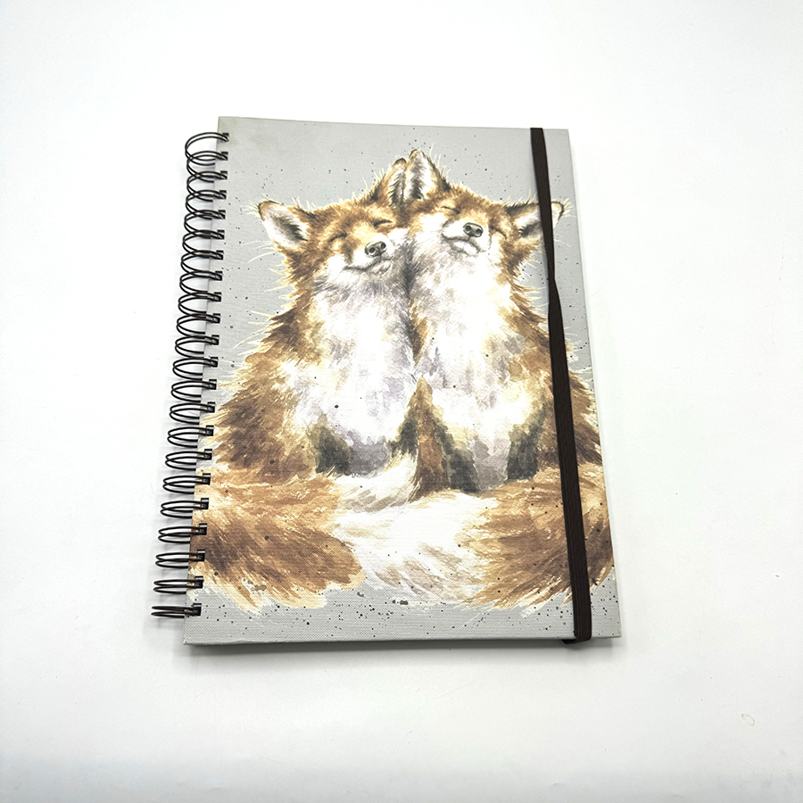 Spiral Binding A5 Notebooks Printing Custom Full Color Hardback Notebook
