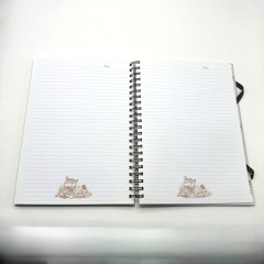 Spiral Binding A5 Notebooks Printing Custom Full Color Hardback Notebook