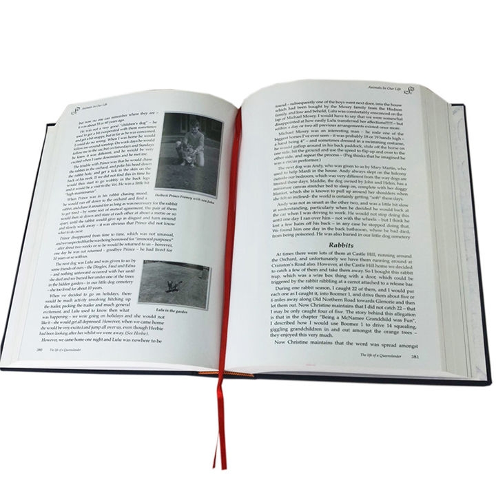 China Book Printing Service Hardback Novel Books Printed Full Color Hardcover Book