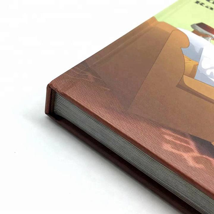 Perfect Binding Hardback Books Custom Printing Business Photo Album Novel Hardcover Book