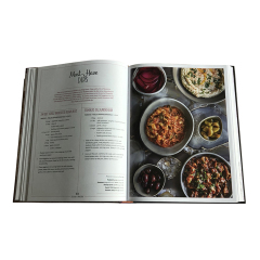 Custom Cooking Books Printing Perfect Binding Business Photo Album Hardcover Book
