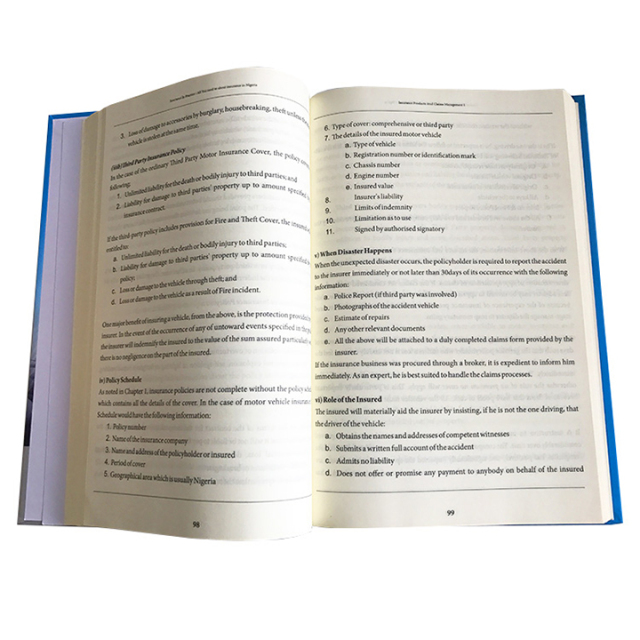 Customizable Hardback Books Printing Full Color Perfect Binding Hardcover Novel Book